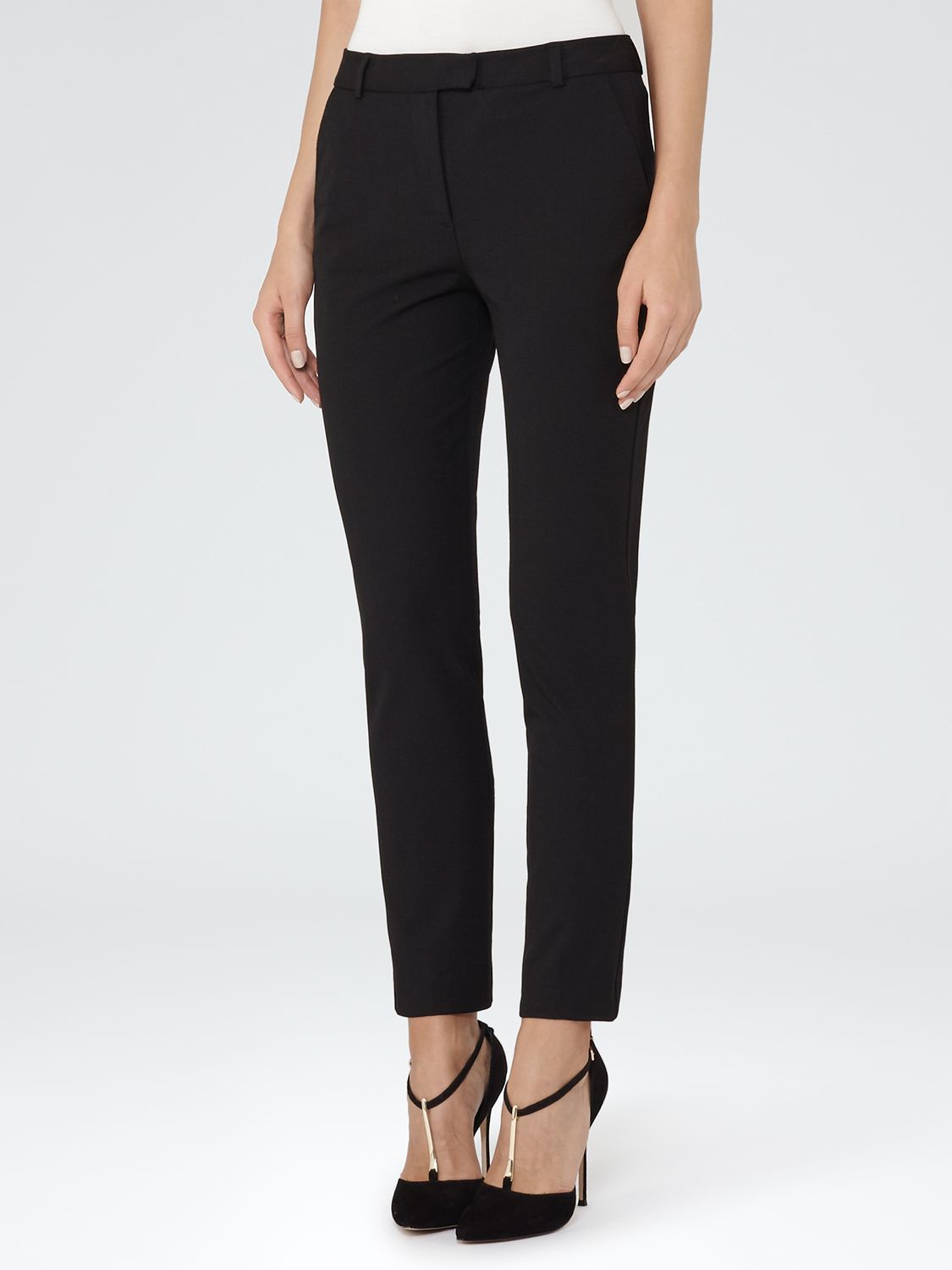 Reiss Joanne Tailored Trousers | Black at John Lewis