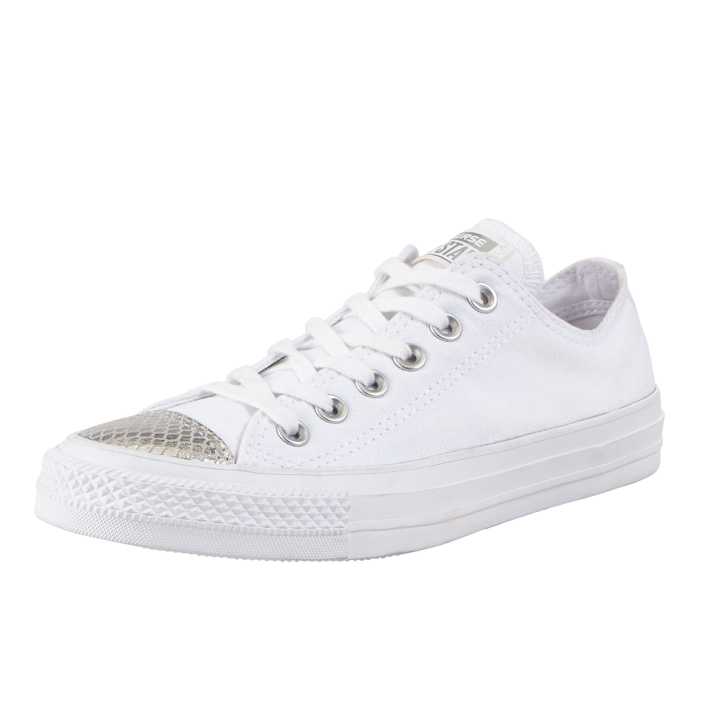 white & gold chuck taylor all star craft ox trainers