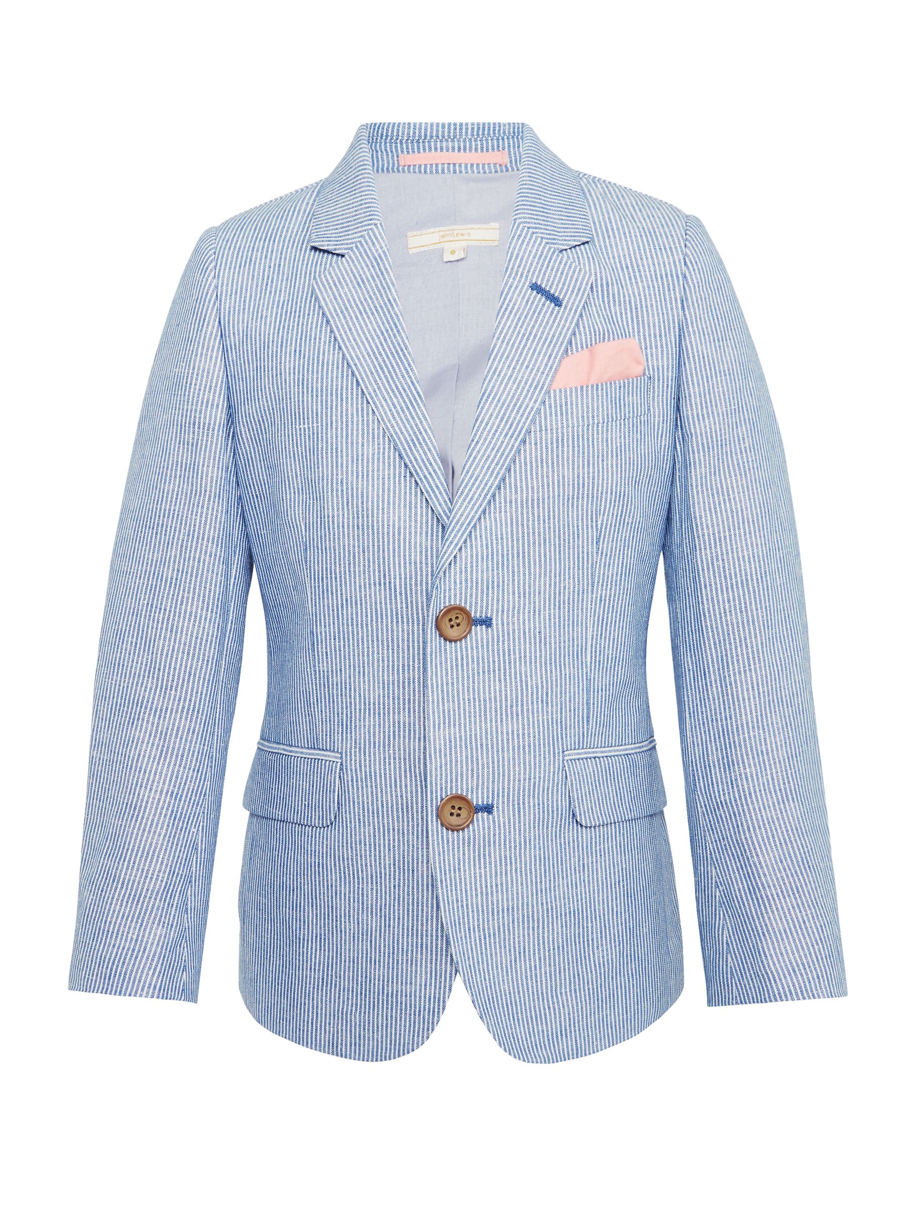 John Lewis Heirloom Collection Boys' Ticking Stripe Blazer Suit Jacket ...