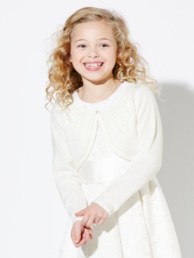 Childrens ivory bridesmaid on sale cardigans