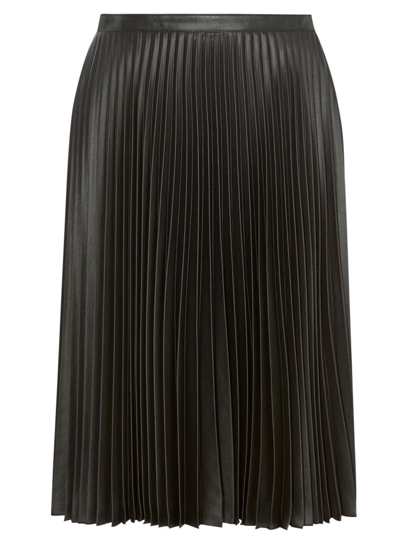 Karen Millen Wetlook Pleated Skirt