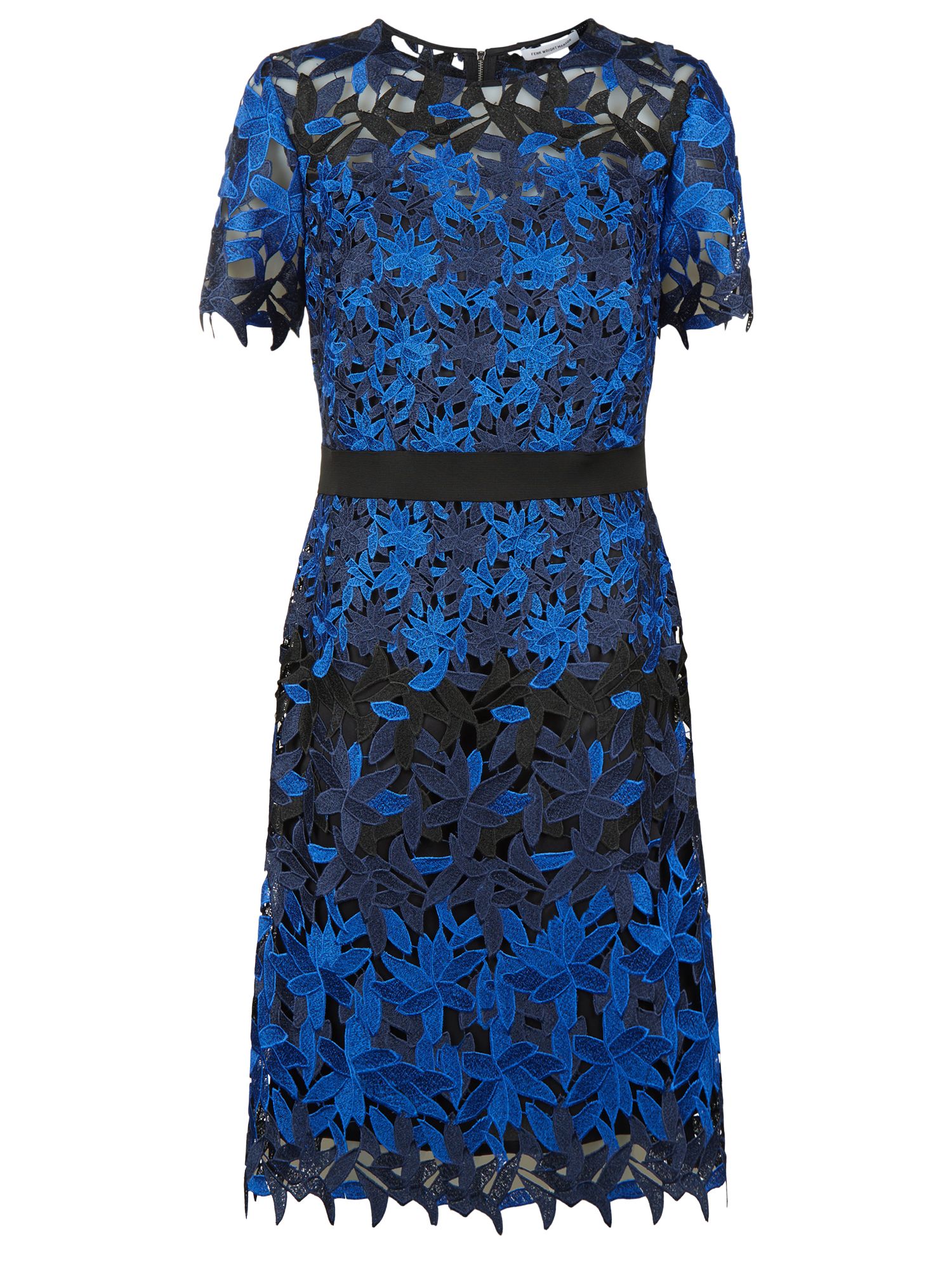 Fenn Wright Manson Petite Planet Dress, Black/Blue at John Lewis & Partners