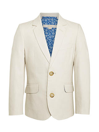 John Lewis Heirloom Collection Boys' Linen Cotton Suit Jacket