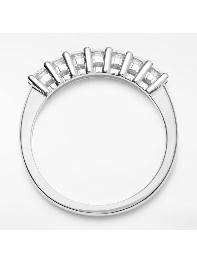 Mogul 18ct White Gold Round Brilliant Diamond Eternity Ring, 0.5ct