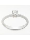 Mogul 18ct White Gold Round Brilliant Diamond Engagement Ring, 0.33ct