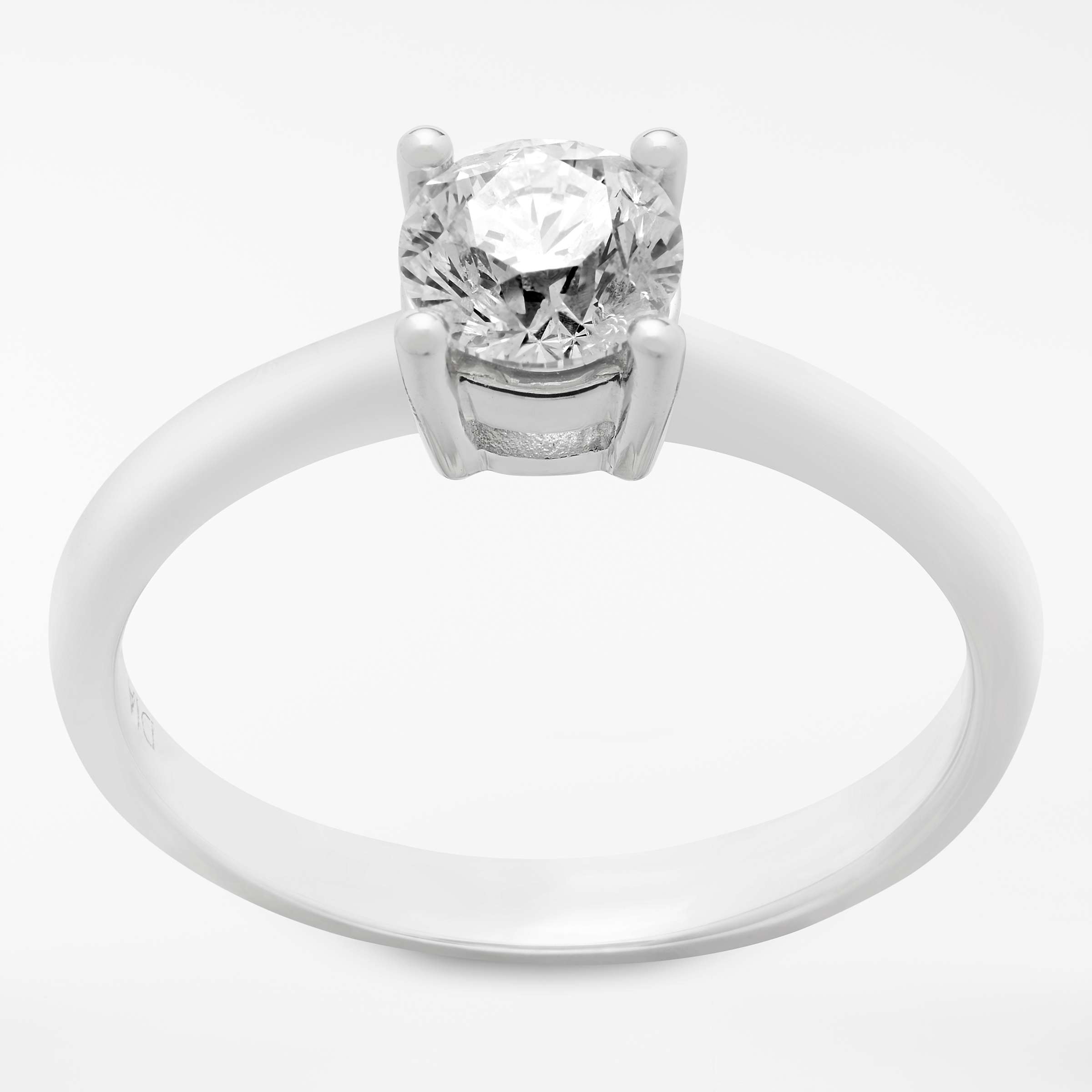 Buy Mogul 18ct White Gold Princess Cut Diamond Engagement Ring, 0.7ct Online at johnlewis.com