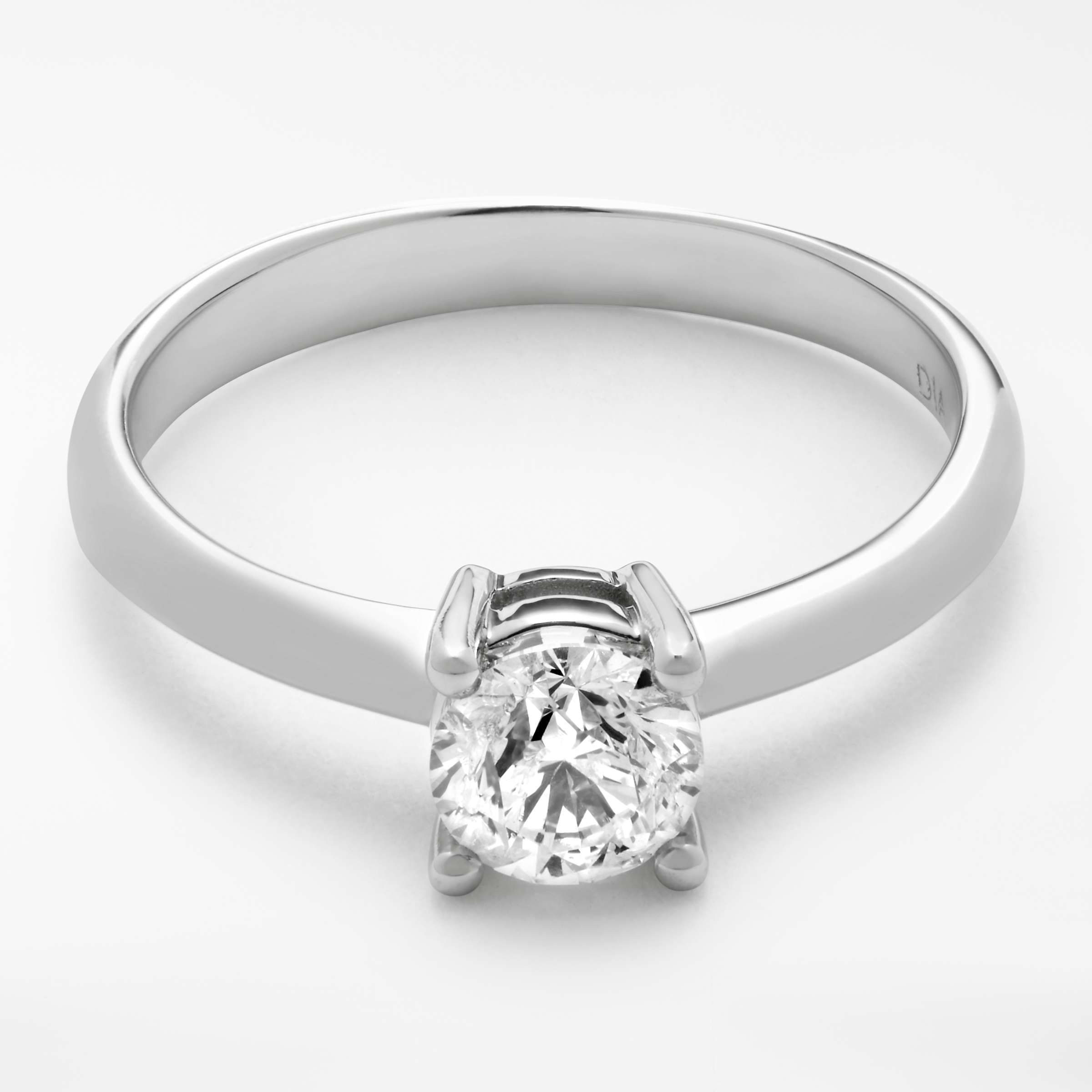 Buy Mogul 18ct White Gold Princess Cut Diamond Engagement Ring, 0.7ct Online at johnlewis.com