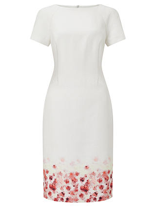 Bruce by Bruce Oldfield Floral Placement Dress, Ivory