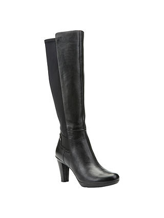 Geox Inspiration Cone Heeled Knee High Boots