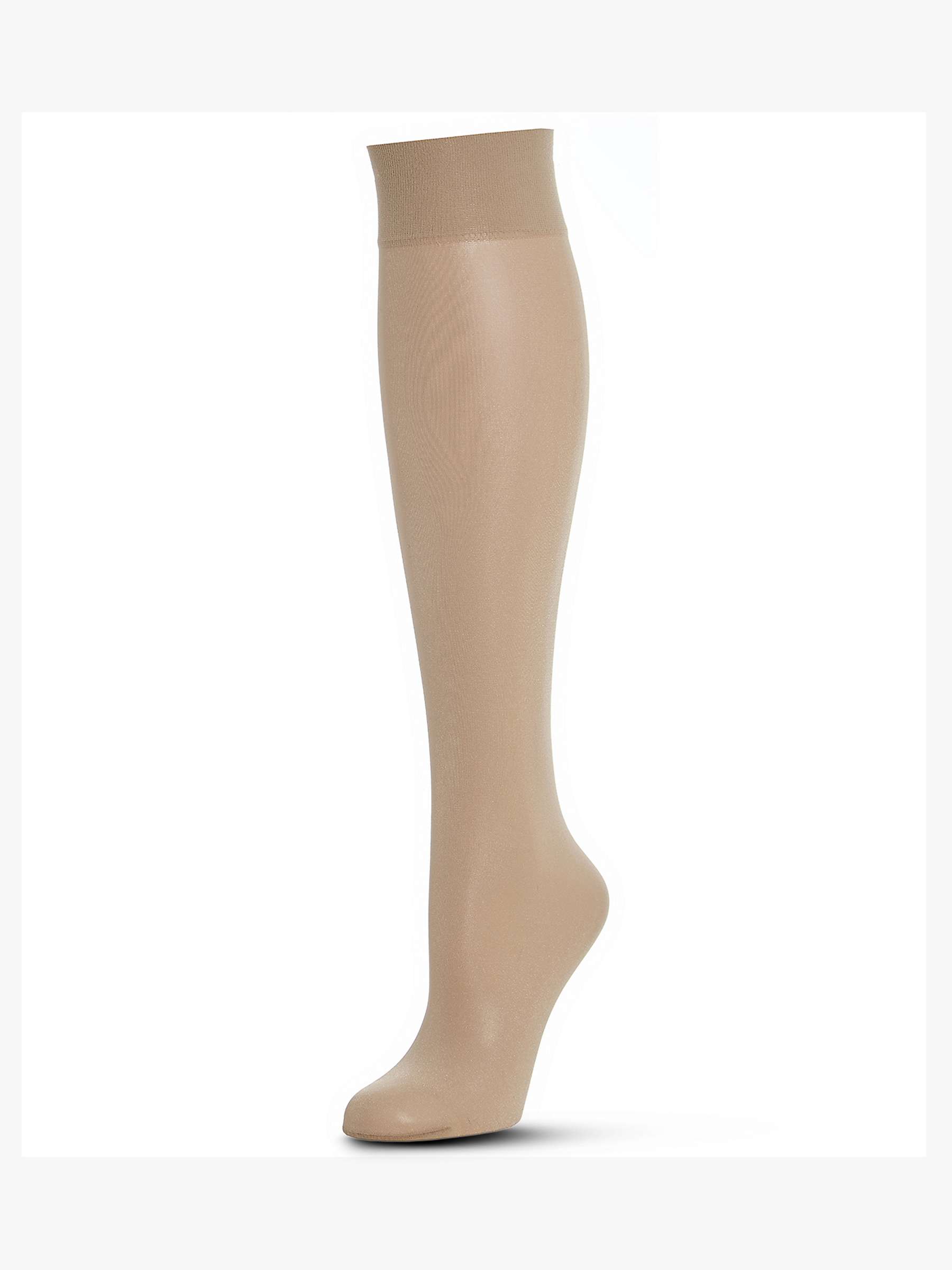 Buy Wolford 20 Denier Satin Touch Knee High Socks, Cosmetic Online at johnlewis.com