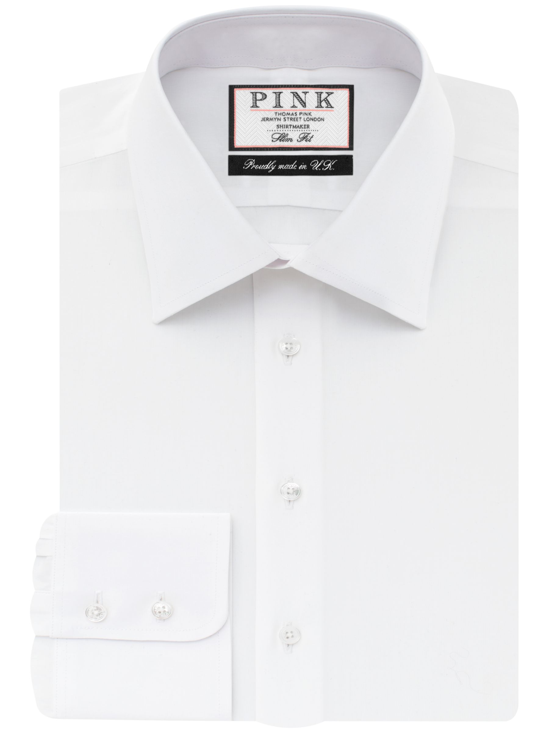 Thomas Pink Duke Plain XL Sleeve Slim Fit Shirt