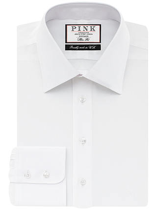 Thomas Pink Duke Plain XL Sleeve Slim Fit Shirt