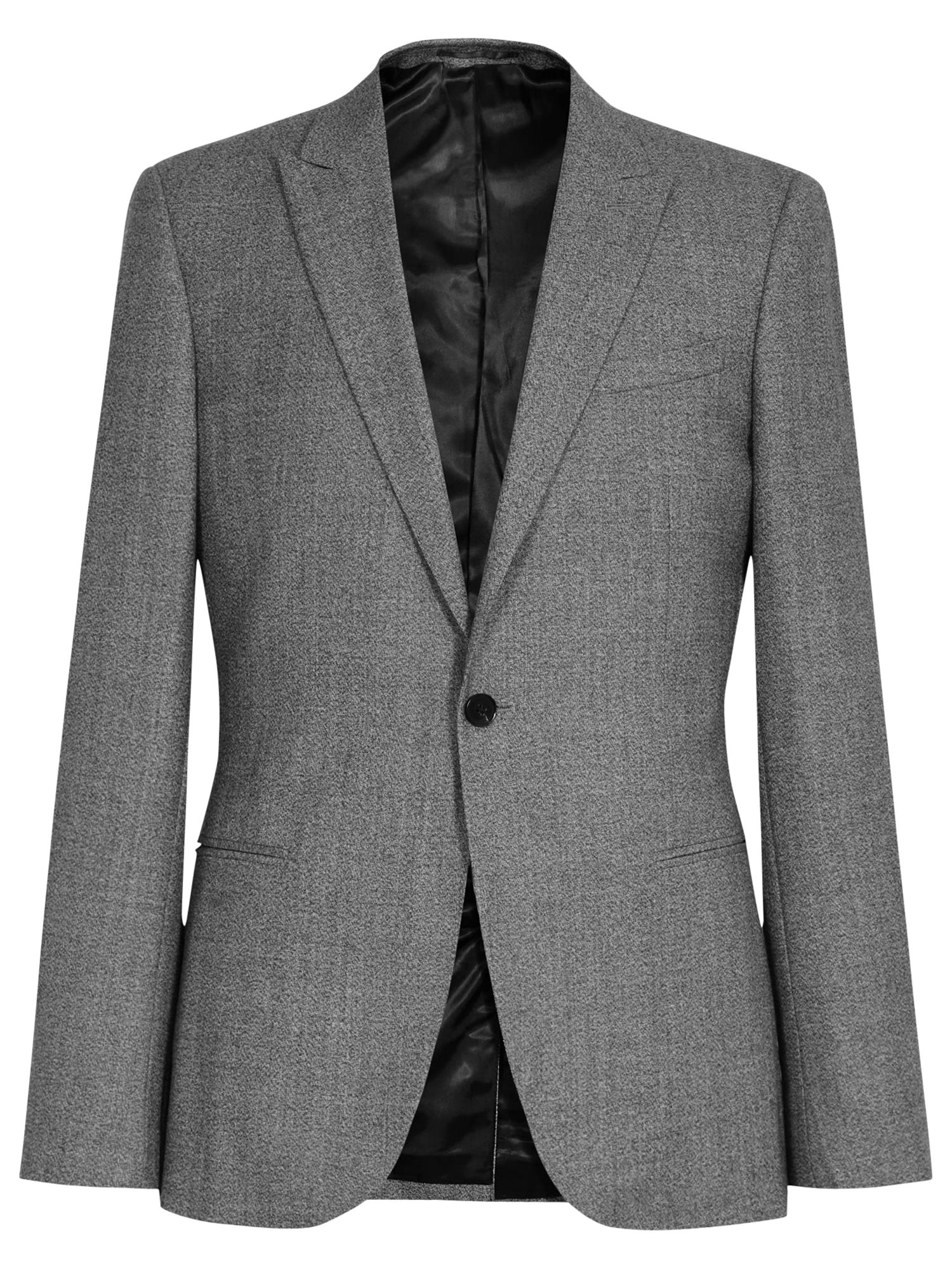 Reiss Delliston Wool Mix Slim Suit Jacket, Light Grey