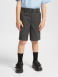 John Lewis Boys' Adjustable Waist Regular Length School Shorts