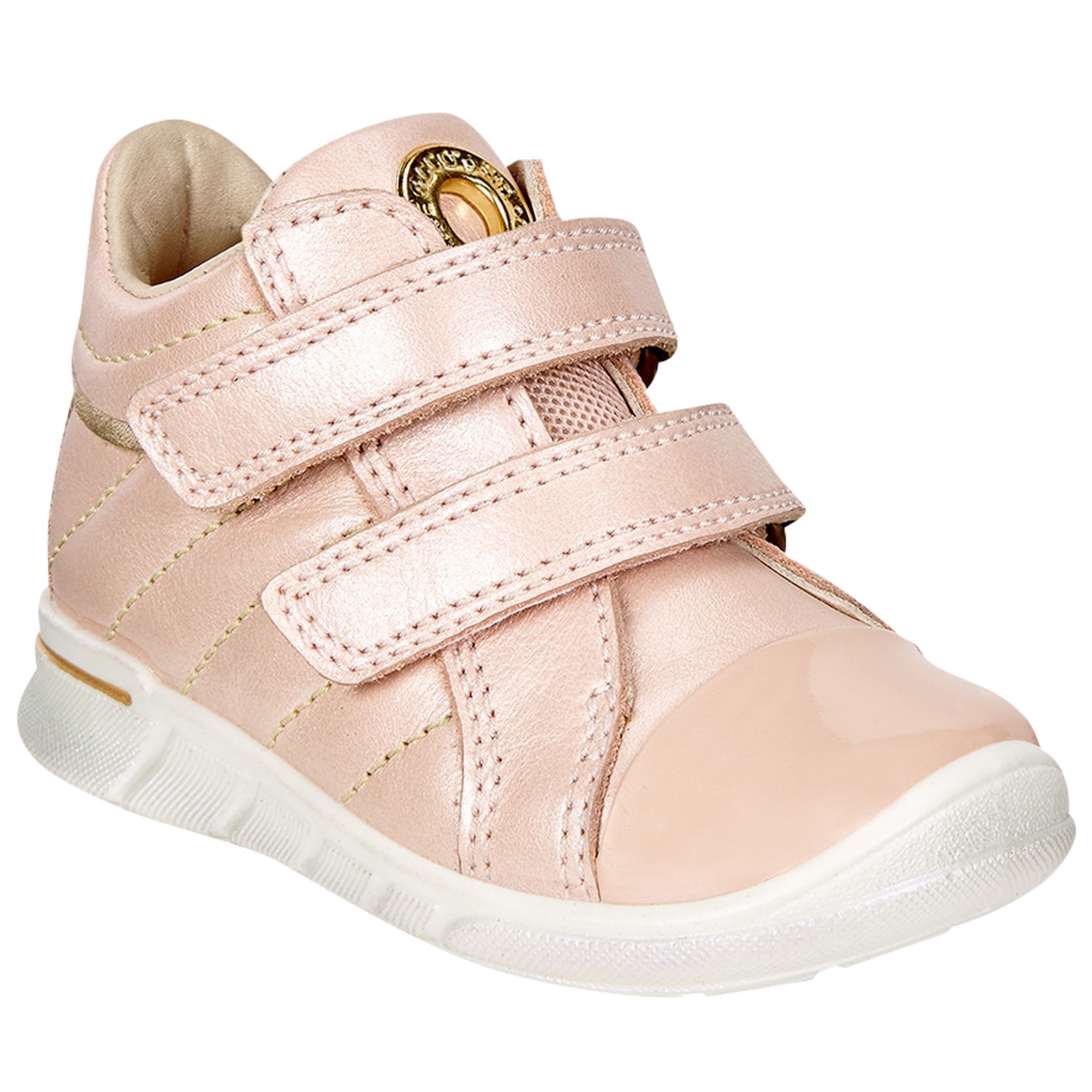 Shoes Low-Cut Leather Trainers, Pink 