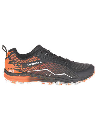 Merrell All Out Crush Tough Mudder Men's Trail Running Shoes, Black/Orange
