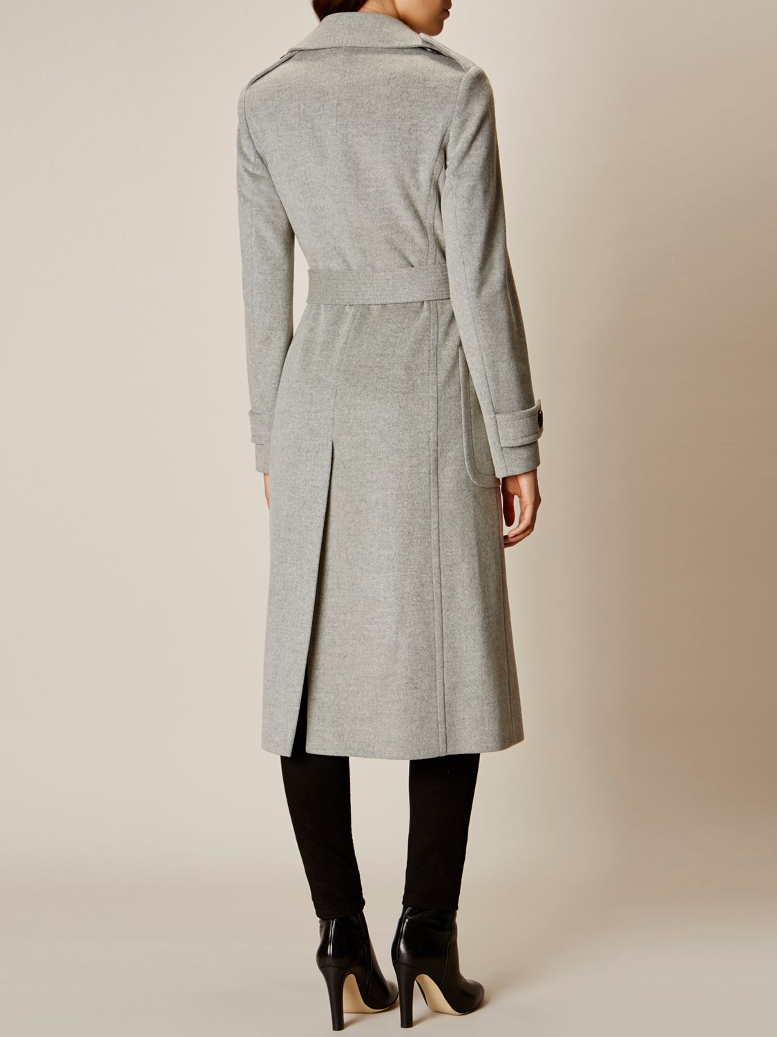 Karen Millen Investment Wool Coat, Grey
