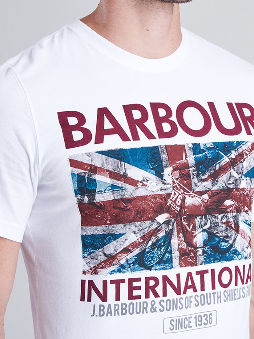 barbour motorbike t shirt