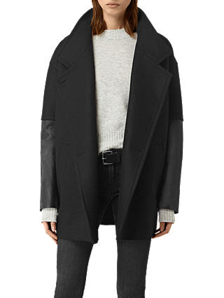 AllSaints Meade Lea Coat, Black