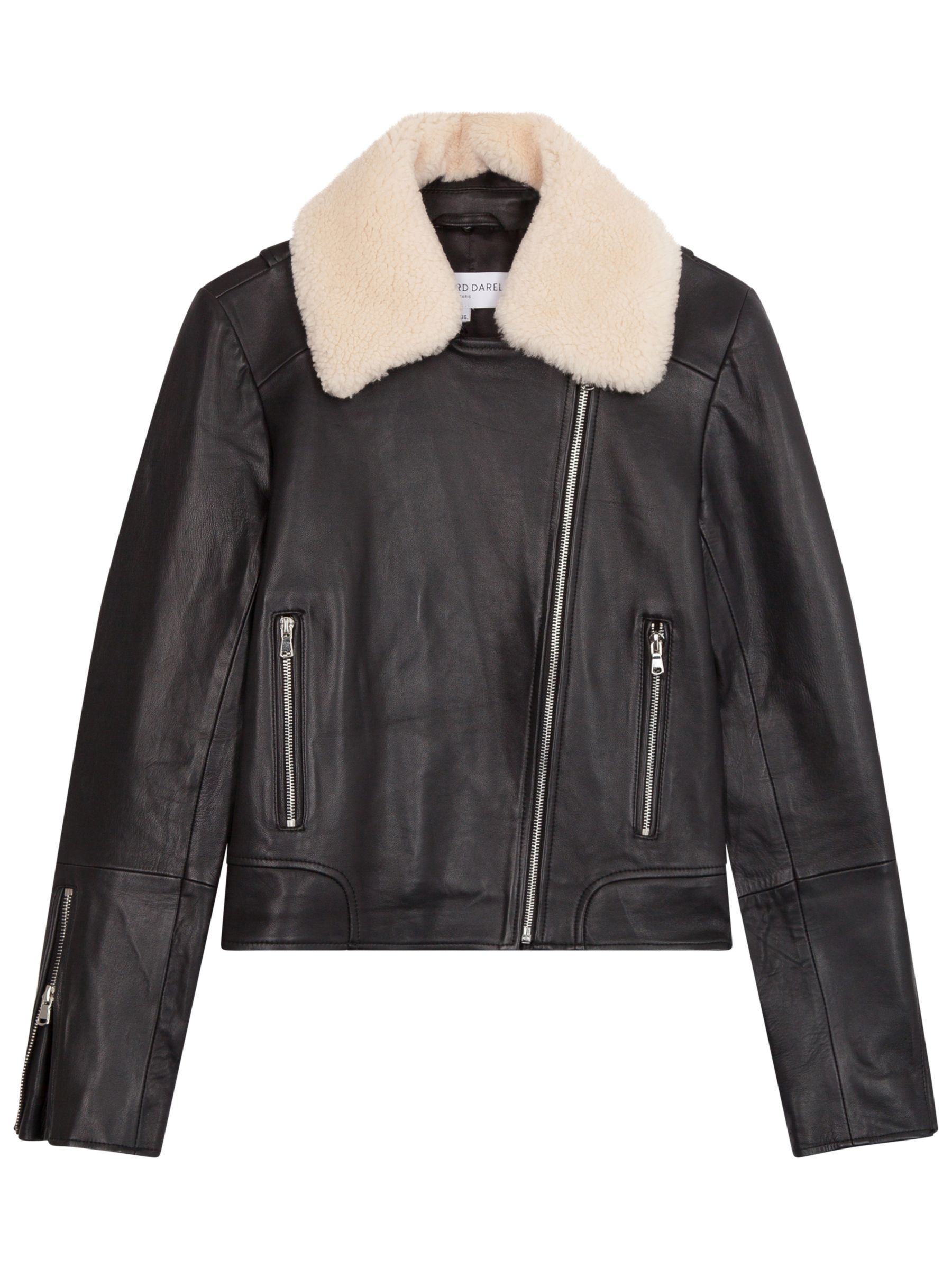 Gerard Darel Soul Leather Jacket, Black