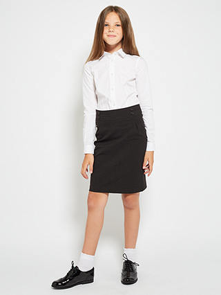 John Lewis Senior Girls' School Pencil Skirt, Grey