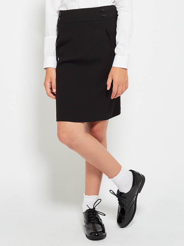 John Lewis Senior Girls' School Pencil Skirt, Black