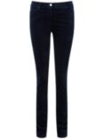 Pure Collection Athena Wash Velvet Jeans, Midnight