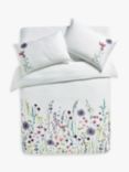 John Lewis Soft and Silky Leckford Duvet Cover and Pillowcase Set