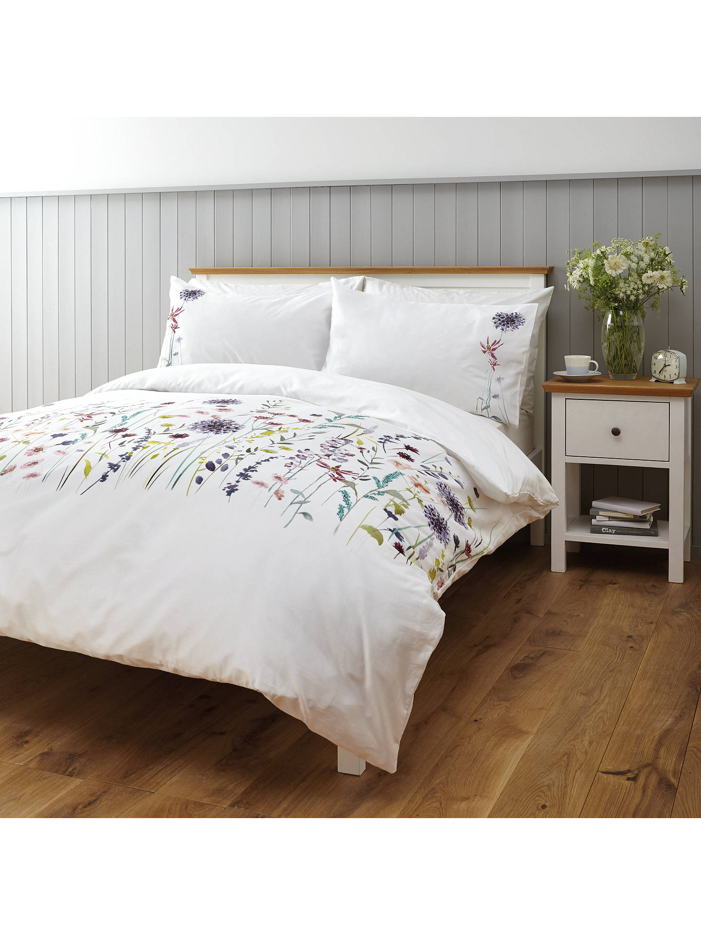 John Lewis Partners Soft And Silky Leckford Duvet Cover And