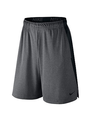Nike Fly 9" Dry Training Shorts, Grey/Black