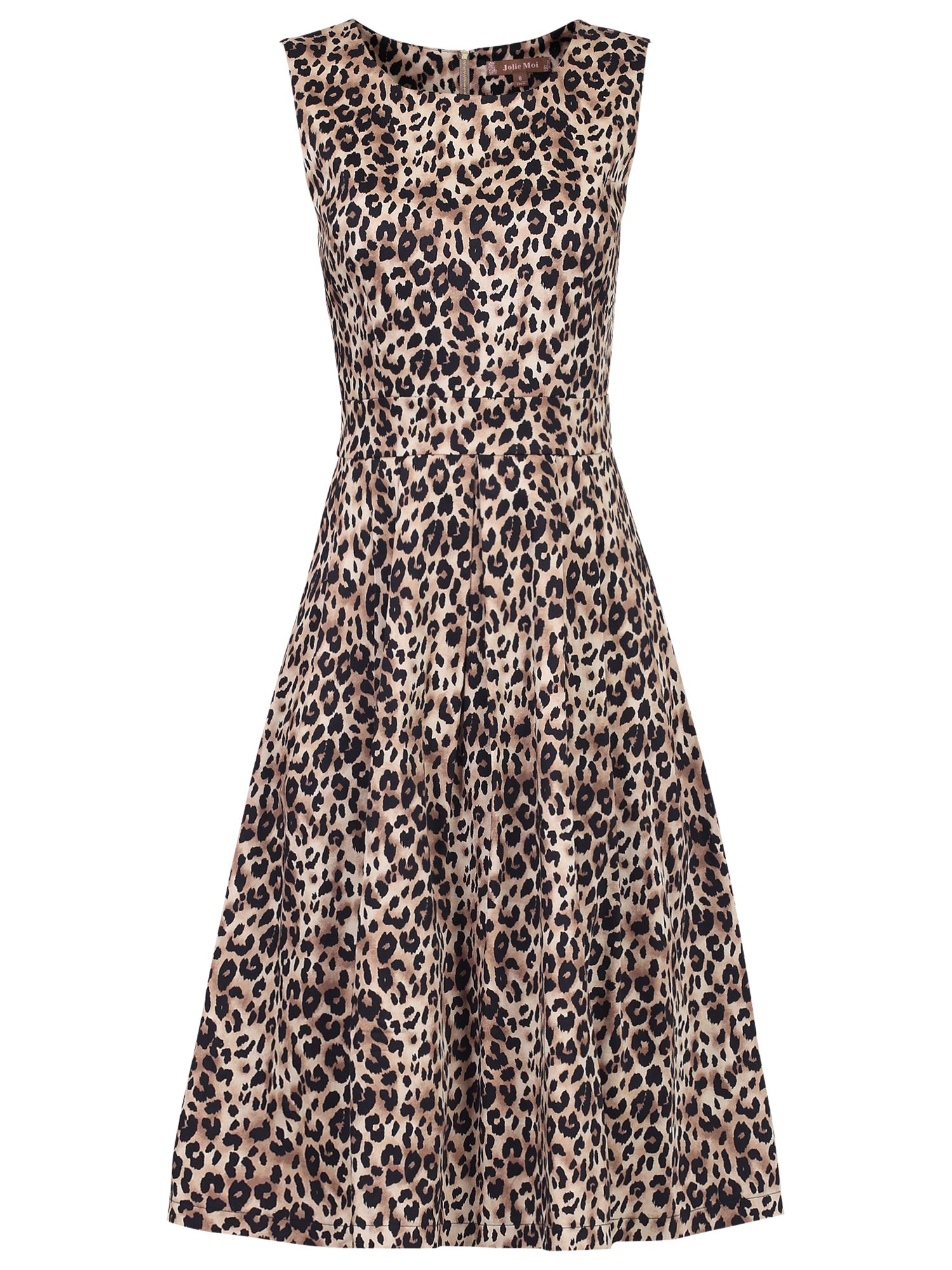 leopard print 50s dress