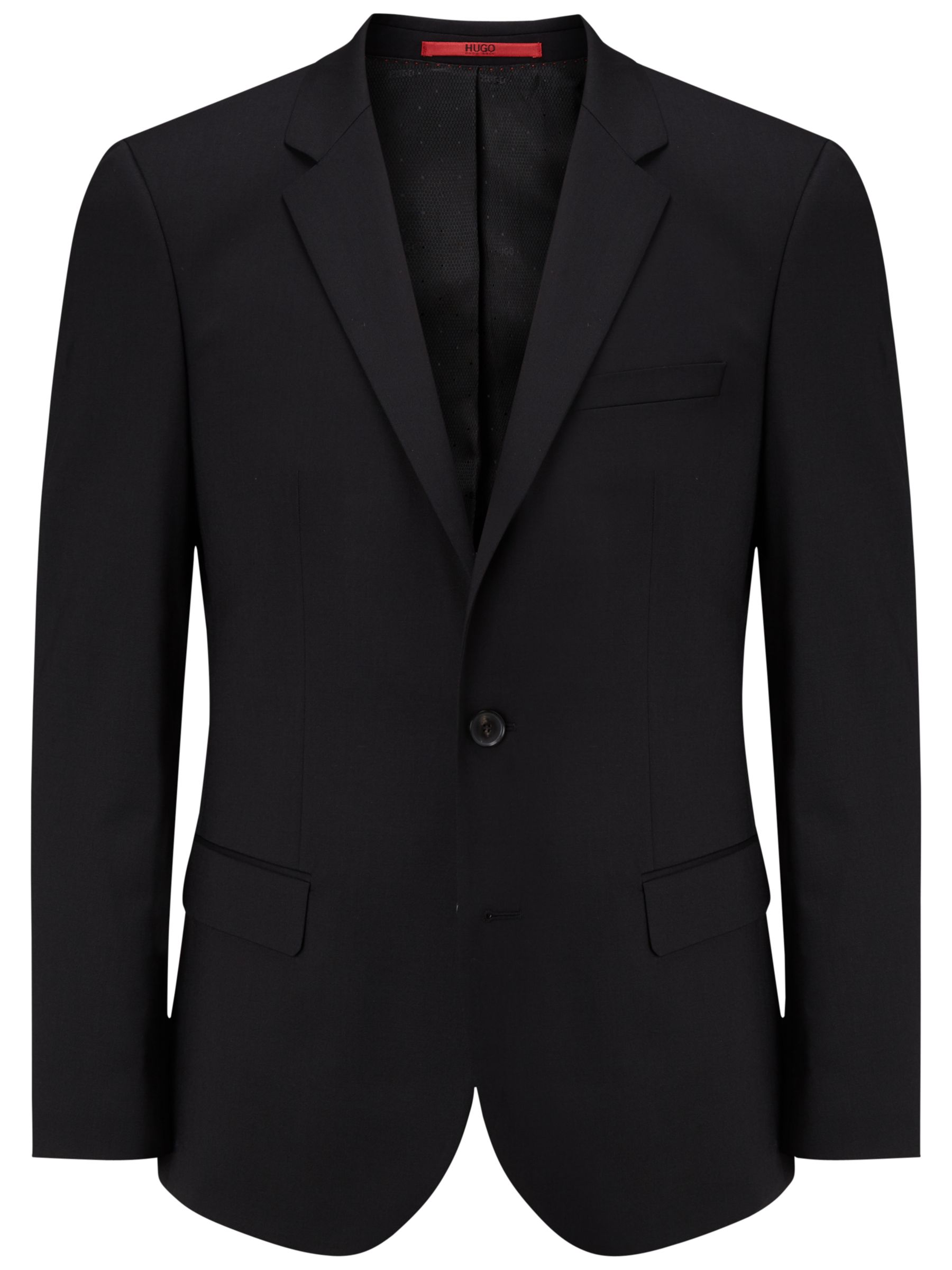 HUGO by Hugo Boss Hayes Slim Fit Suit Jacket, Black at John Lewis ...