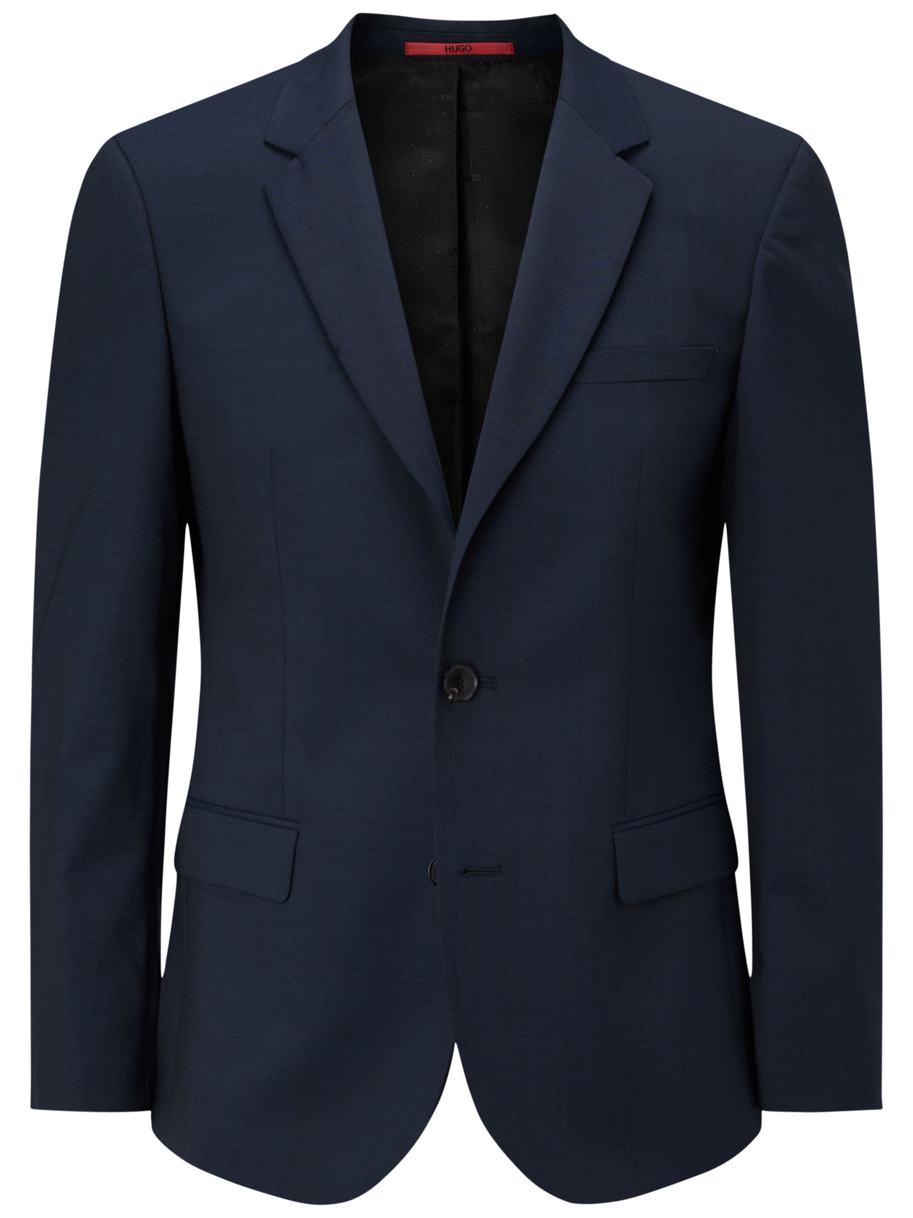 HUGO by Hugo Boss Hayes Slim Fit Suit Jacket, Dark Blue at John Lewis ...