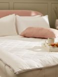 John Lewis Natural Light Cotton Comfort Bedding Range, White