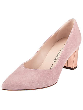 Peter Kaiser Naja Block Heeled Court Shoes, Pink