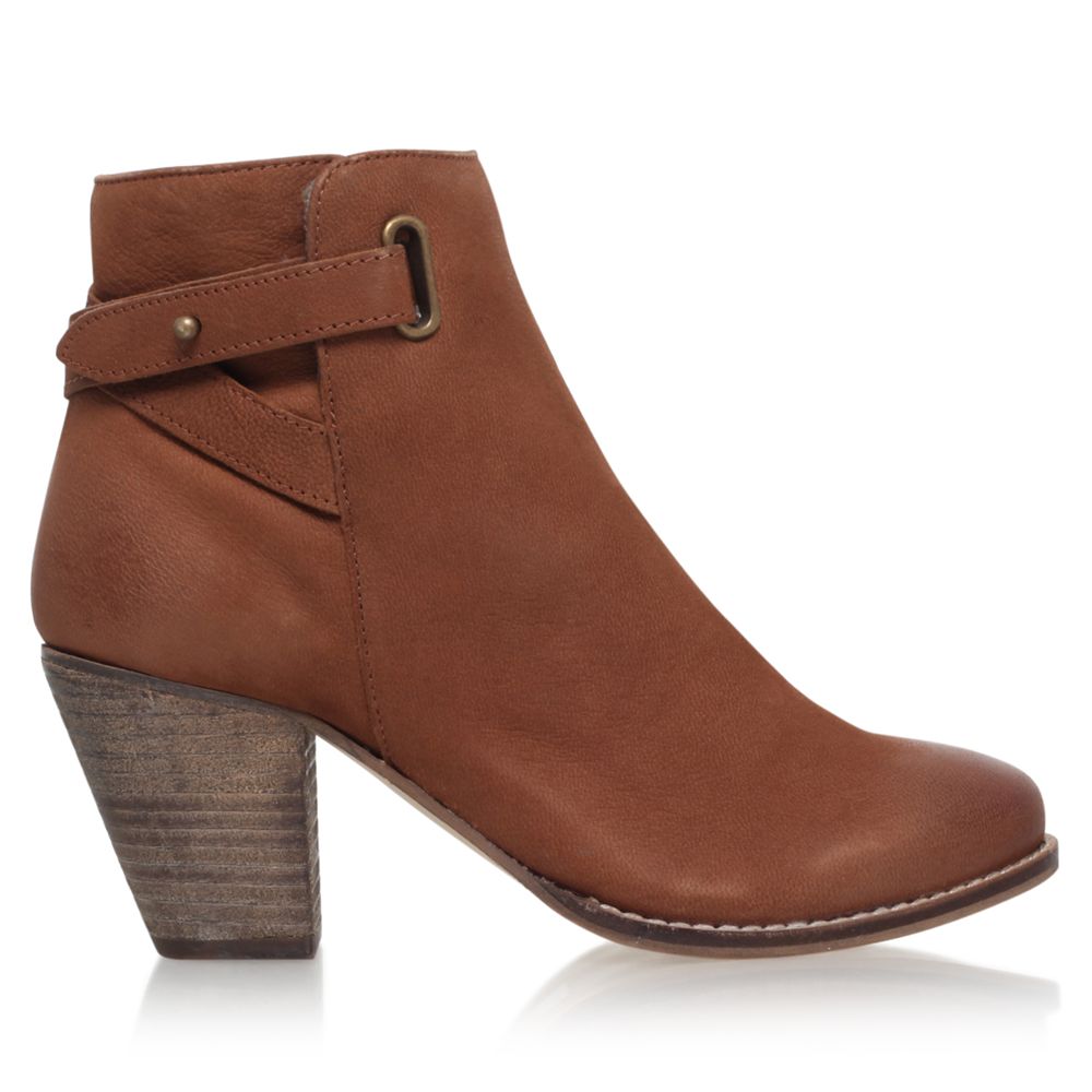 carvela smart block heeled ankle boots