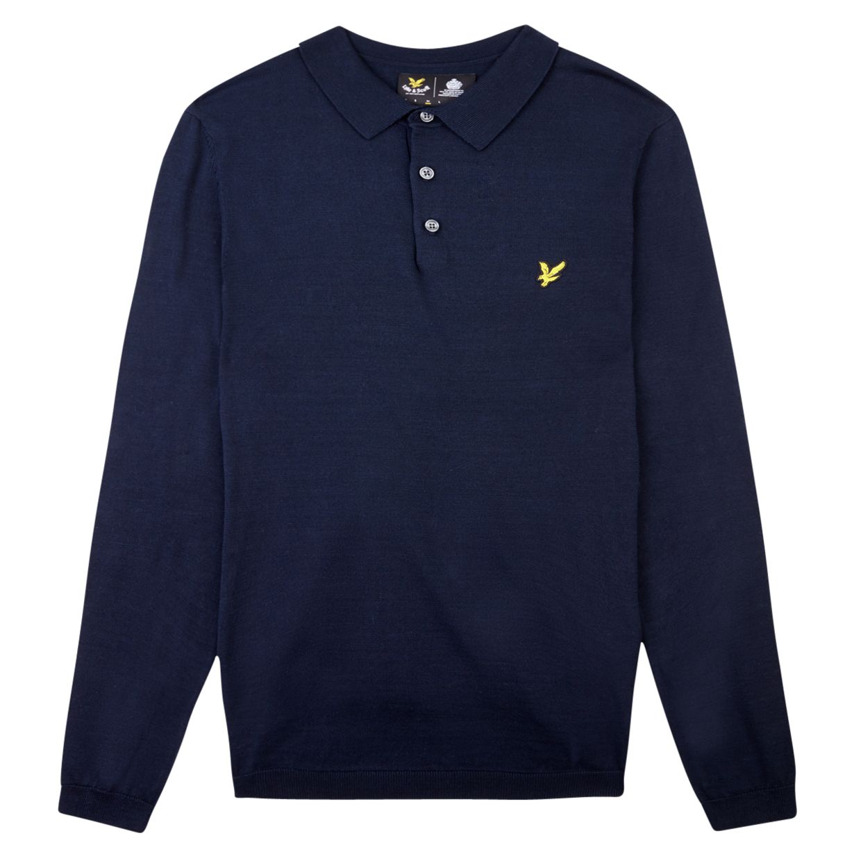 lyle and scott long sleeve polo sale