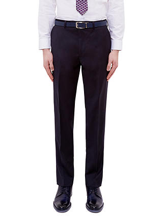 Ted Baker Cotlint Wool Tailored Fit Suit Trousers, Navy