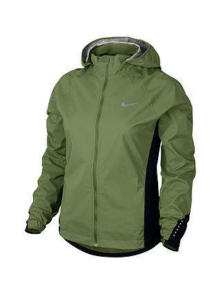Nike Hypershield Women’s Running Jacket, Green/Black