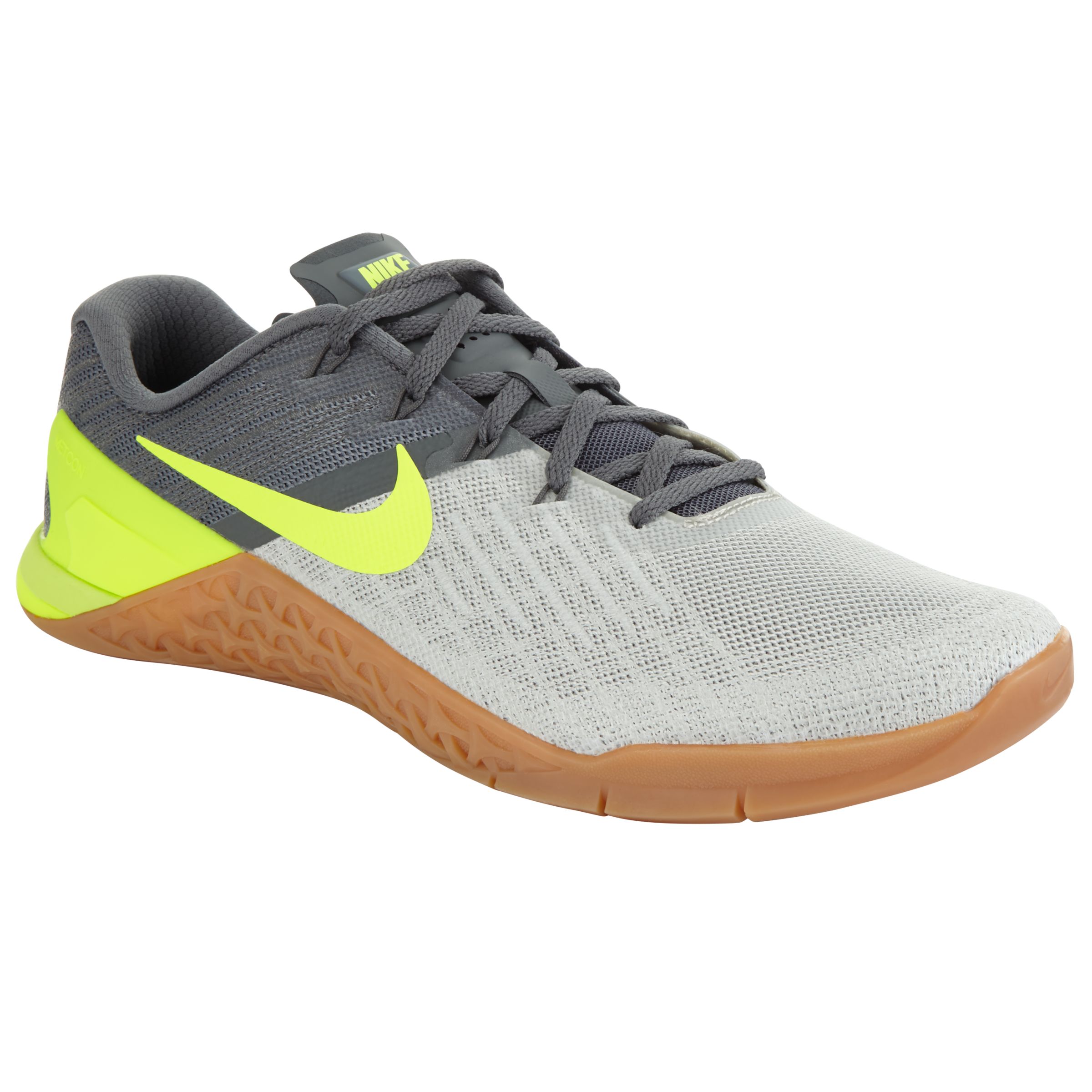 Nike 3 Cross Trainers, Grey/Volt,