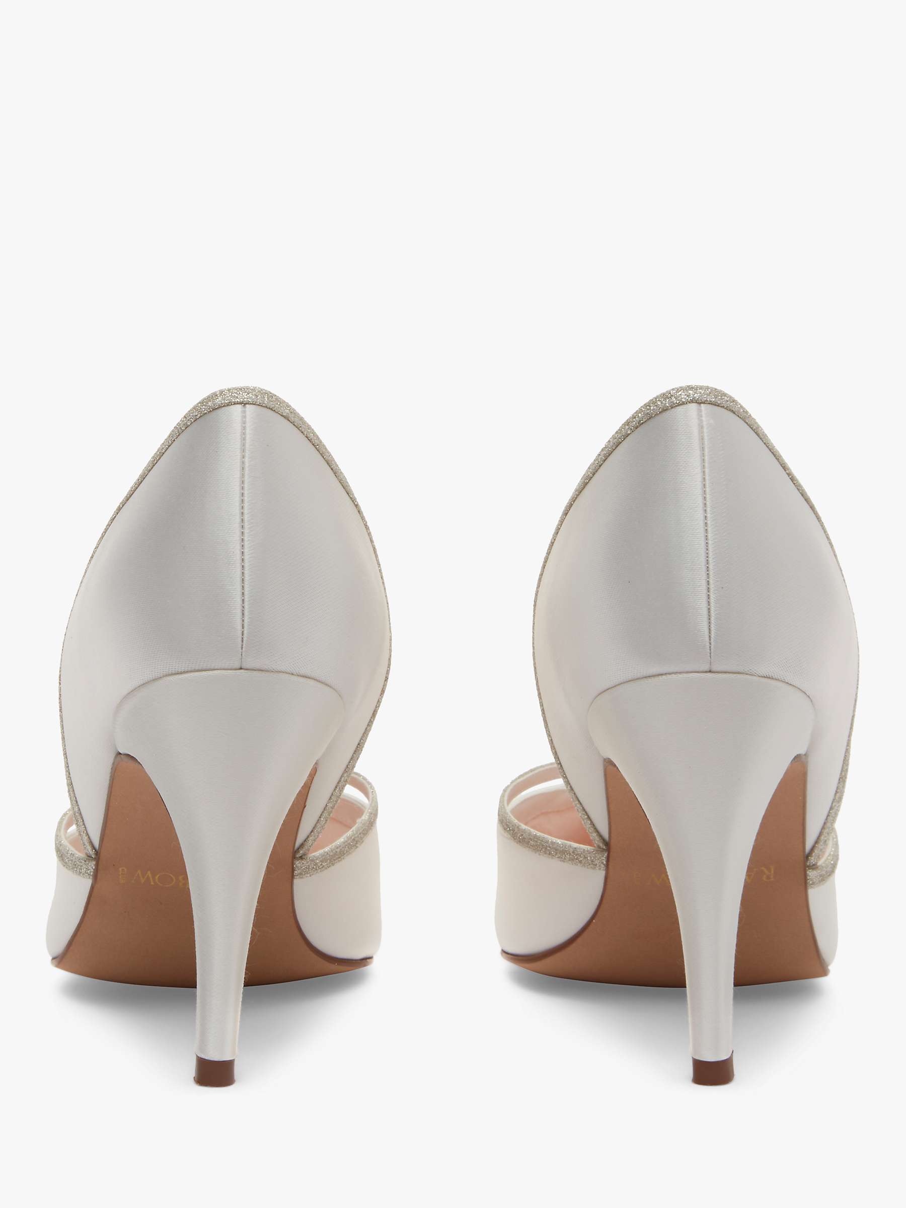 Buy Rainbow Club Georgia Two Part Court Shoes, Ivory Online at johnlewis.com