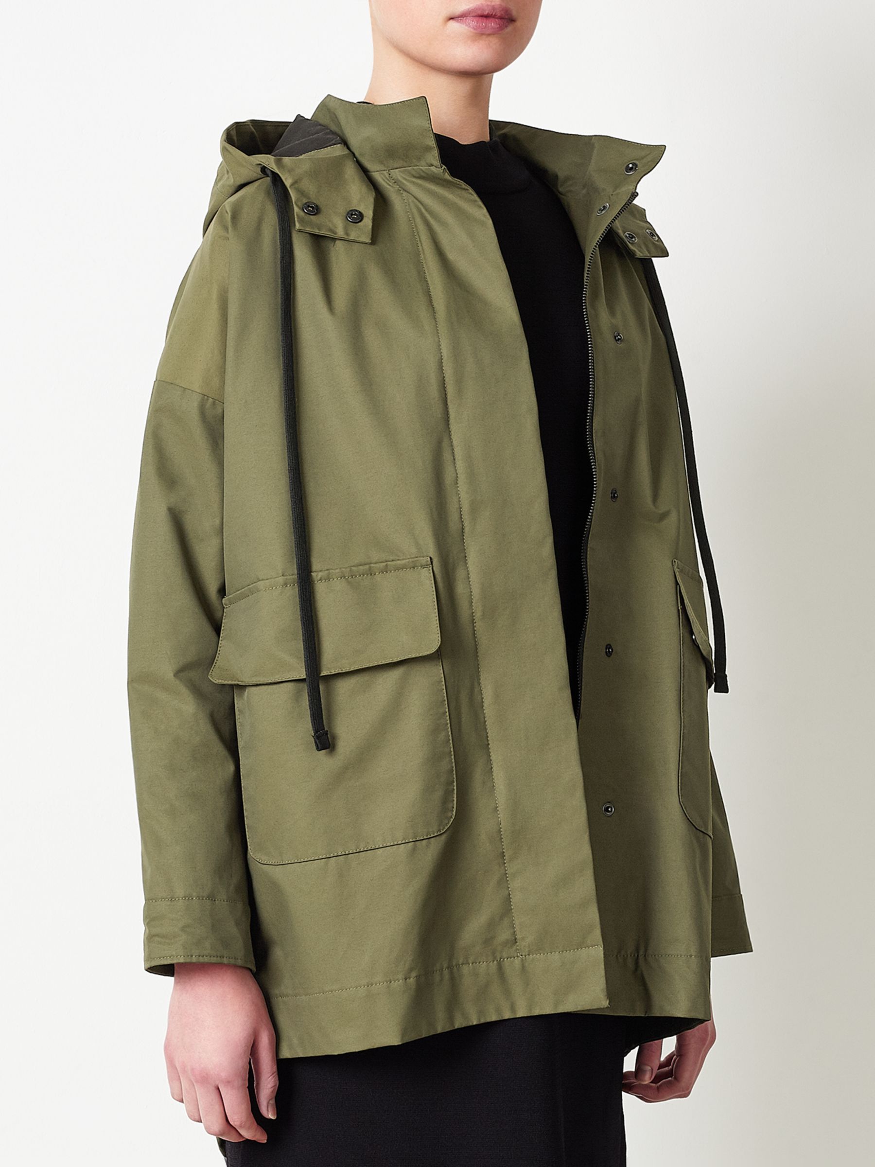 Kin by John Lewis Parka Coat, Khaki at John Lewis & Partners