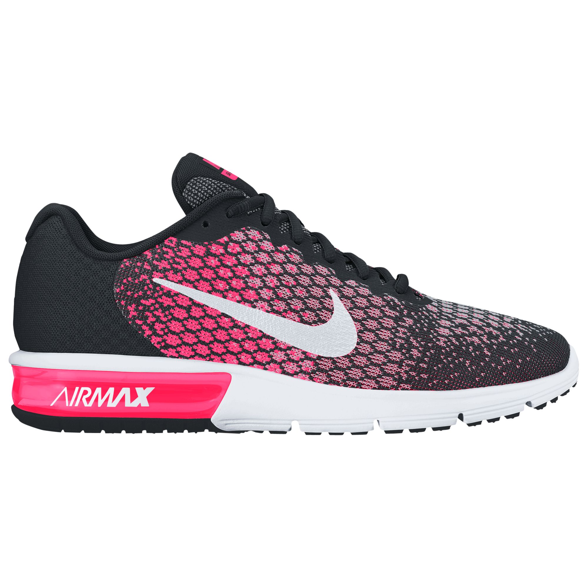 pink and black nikes womens