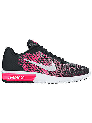 Nike Air Max Sequent 2 Women's Running Shoes, Black/Racer Pink
