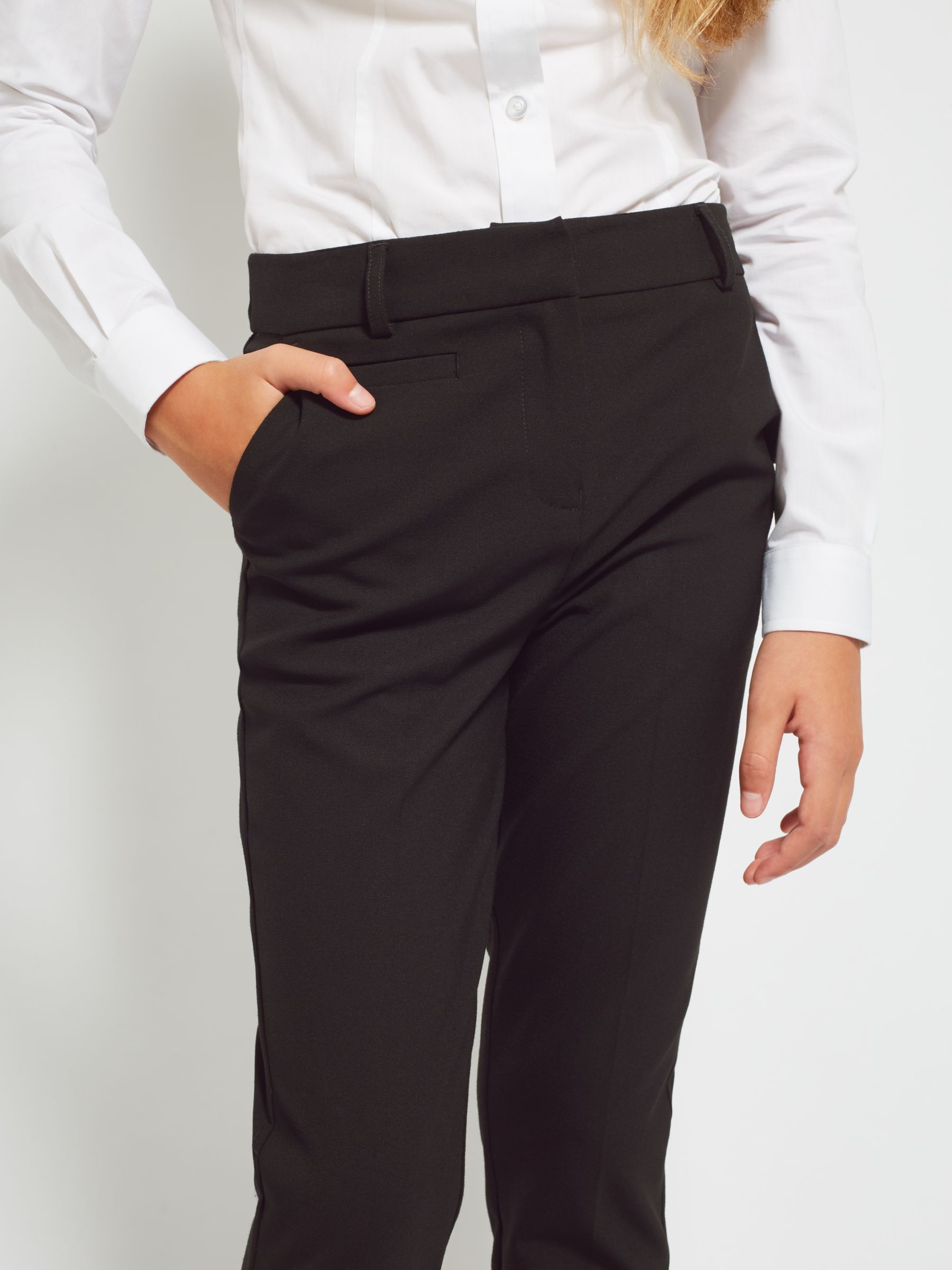 girls slim leg trousers