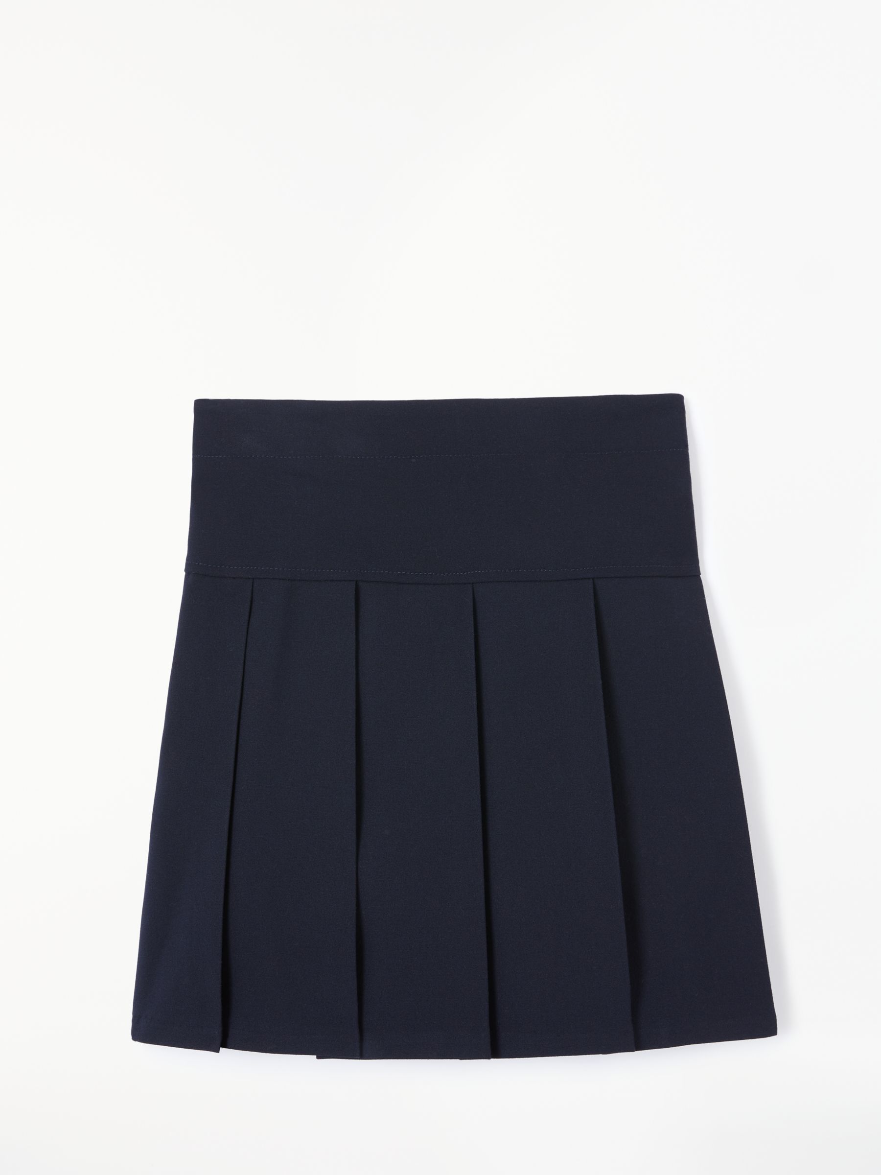 John Lewis Girls' Generous Fit Adjustable Waist Pleated School Skirt ...