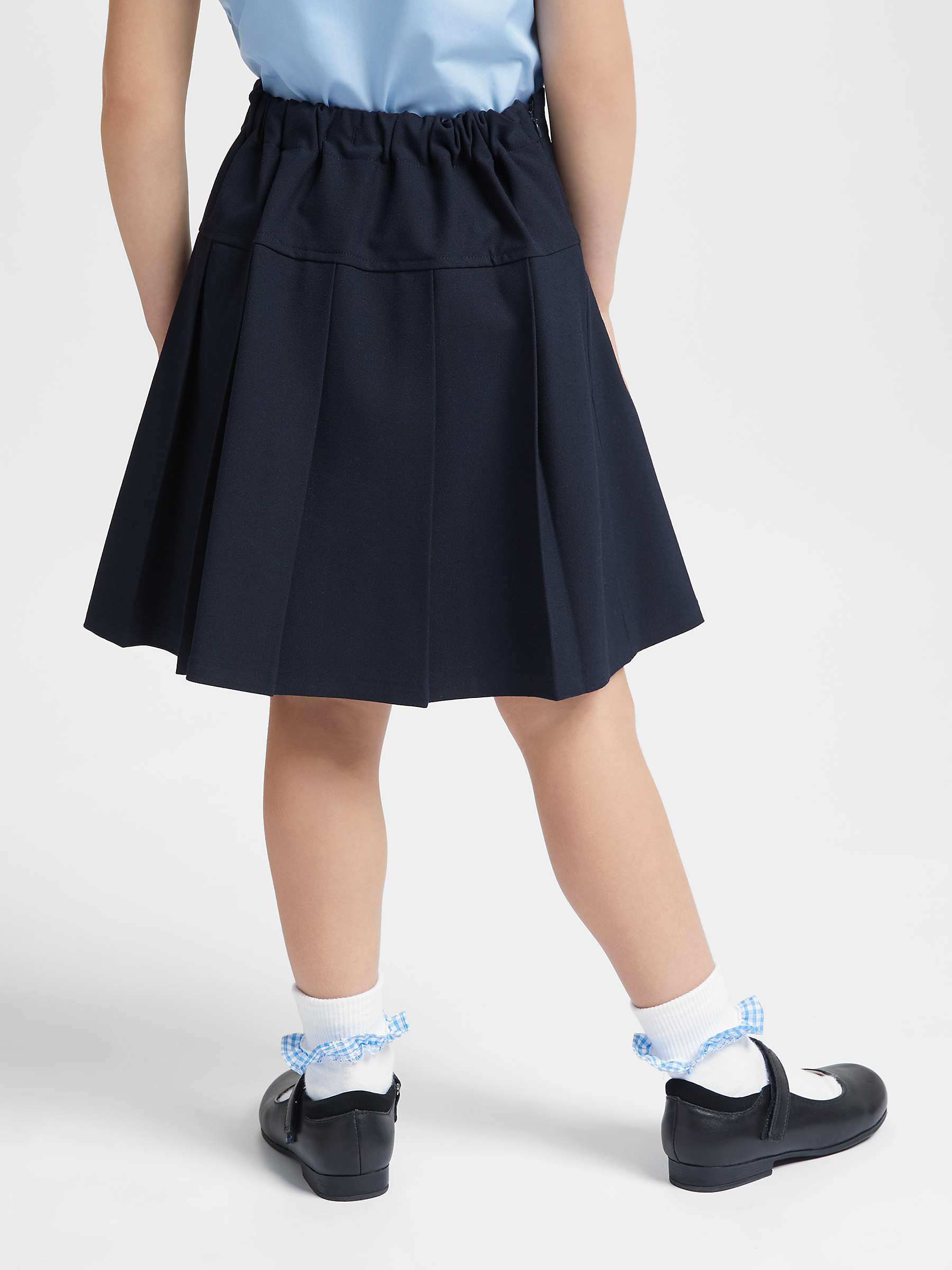 Buy John Lewis Girls' Generous Fit Adjustable Waist Pleated School Skirt Online at johnlewis.com