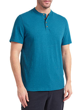 John Lewis Short Sleeve Henley T-Shirt