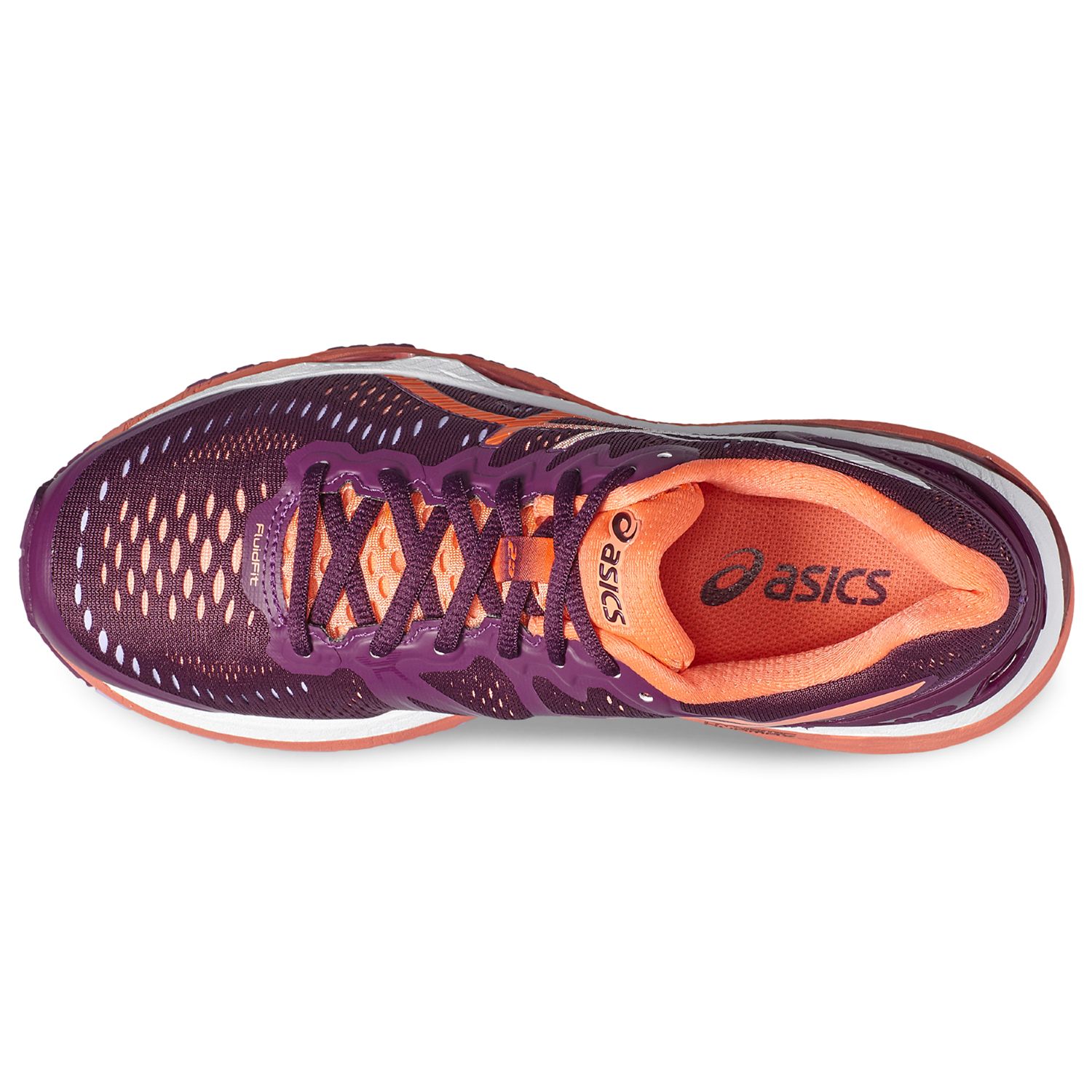 Asics Gel Kayano 23 Women S Running Shoes Purple Coral At John Lewis Partners