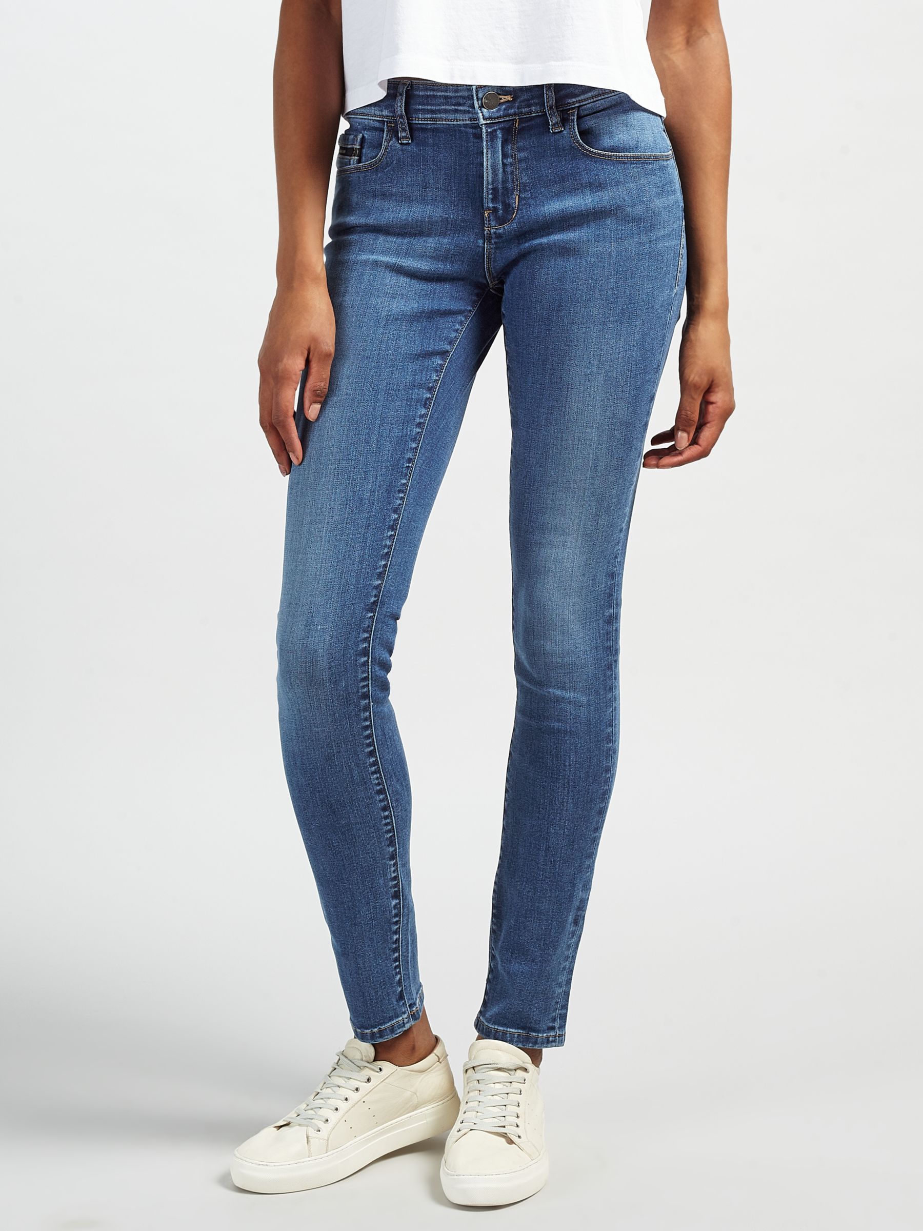 Calvin Klein Mid Rise Skinny Jeans, Wonder Mid